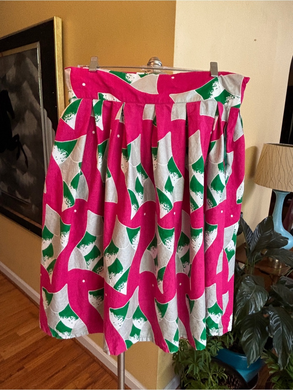bright cotton skirt